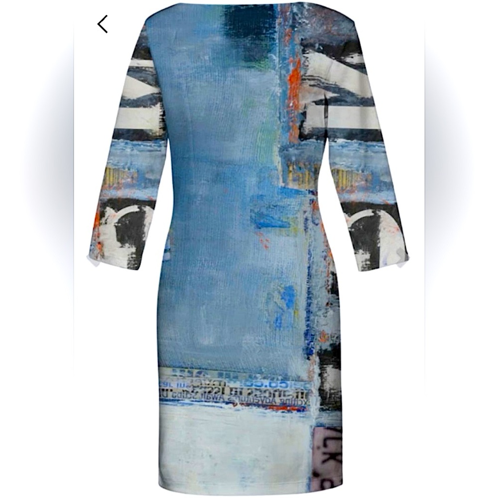 Le Galeriste Wearable Art Travel Dress - like new, size M